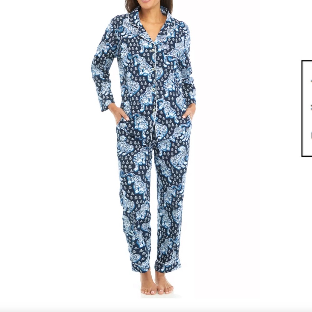 Printfresh Midnight Blue and Sky Pajama Set